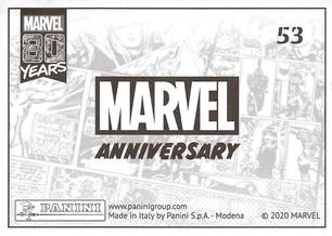 2020 Panini Marvel 80 Years Stickers #53 Strange Tales #146 Back