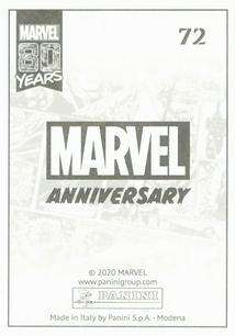 2020 Panini Marvel 80 Years Stickers #72 Howard the Duck #1 Back