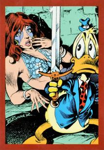 2020 Panini Marvel 80 Years Stickers #72 Howard the Duck #1 Front