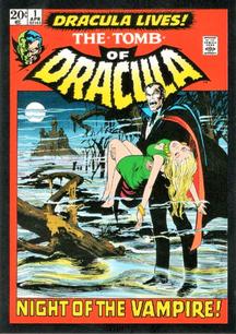 2020 Panini Marvel 80 Years Stickers #74 Tomb of Dracula #1 Front