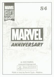 2020 Panini Marvel 80 Years Stickers #84 Wolverine #1 Back