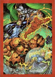 2020 Panini Marvel 80 Years Stickers #105 Fantastic Four #1 Front