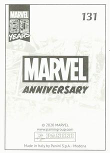 2020 Panini Marvel 80 Years Stickers #131 The Incredible Hulk #94 Back