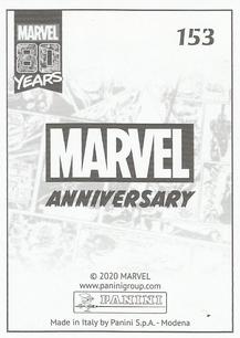 2020 Panini Marvel 80 Years Stickers #153 Black Panther Back