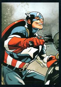 2020 Panini Marvel 80 Years Stickers #186 Captain America Front