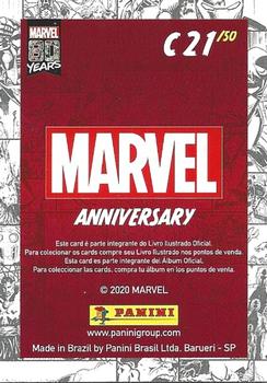 2020 Panini Marvel 80 Years Stickers - Trading Cards #C21 New X-Men Back