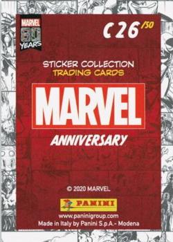 2020 Panini Marvel 80 Years Stickers - Trading Cards #C26 Dr. Octopus Back