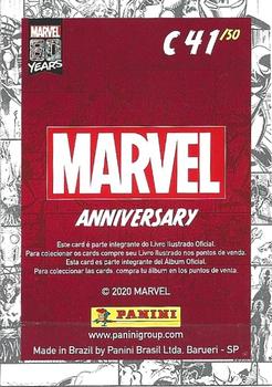 2020 Panini Marvel 80 Years Stickers - Trading Cards #C41 Falcon Back