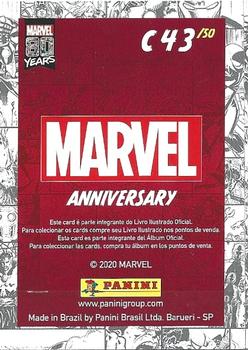 2020 Panini Marvel 80 Years Stickers - Trading Cards #C43 Kingpin Back