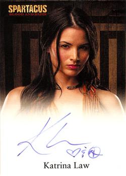 2011 Rittenhouse Spartacus Blood and Sand - Autographs #NNO Katrina Law Front