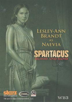 2012 Rittenhouse Spartacus - Women of Spartacus: Blood and Sand #WB3 Lesley-Ann Brandt Back