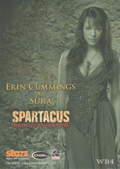 2012 Rittenhouse Spartacus - Women of Spartacus: Blood and Sand #WB4 Erin Cummings Back