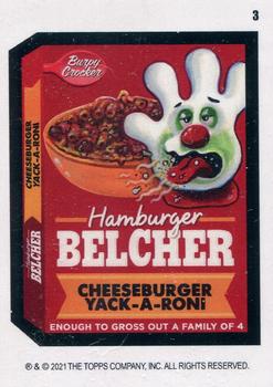 2021 Topps Wacky Packages Monthly Series - January Base #3 Hamburger Belcher Front
