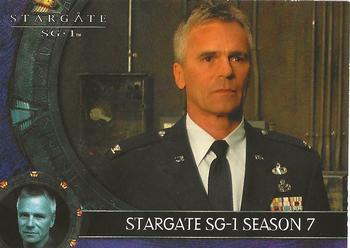 2005 Rittenhouse Stargate SG-1 Season 7 - Promos #UK Jack O'Neil Front
