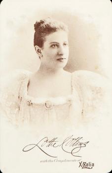 1894 X-Zalia Trade Cards H558 #NNO Lottie Collins Front