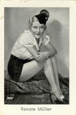 1930-39 Josetti Filmbilder Series 3 #573 Renate Muller Front