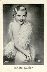 1930-39 Josetti Filmbilder Series 3 #574 Renate Muller Front