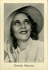 1930-39 Josetti Filmbilder Series 3 #578 Gerda Maurus Front