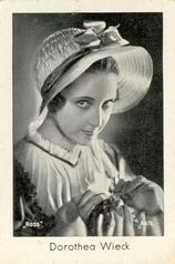 1930-39 Josetti Filmbilder Series 3 #601 Dorothea Wieck Front
