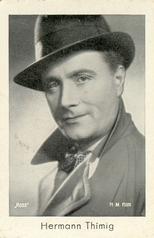 1930-39 Josetti Filmbilder Series 3 #607 Hermann Thimig Front