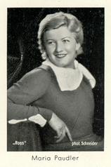 1930-39 Josetti Filmbilder Series 3 #616 Maria Paudler Front