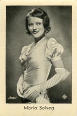 1930-39 Josetti Filmbilder Series 3 #658 Maria Solveg Front