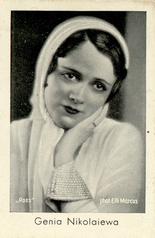 1930-39 Josetti Filmbilder Series 3 #660 Genia Nikolaiewa Front