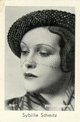 1930-39 Josetti Filmbilder Series 3 #671 Sybille Schmitz Front