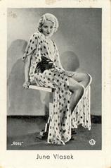 1930-39 Josetti Filmbilder Series 3 #678 June Vlasek Front