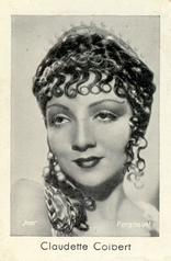 1930-39 Josetti Filmbilder Series 3 #743 Claudette Colbert Front