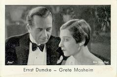 1930-39 Josetti Filmbilder Series 3 #772 Ernst Dumcke / Grete Mosheim Front