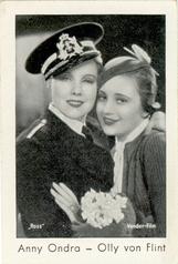 1930-39 Josetti Filmbilder Series 3 #782 Anny Ondra / Olly von Flint Front