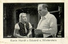 1930-39 Josetti Filmbilder Series 3 #804 Karin Hardt / Eduard von Winterstein Front