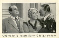 1930-39 Josetti Filmbilder Series 3 #808 Otto Wallburg / Renate Müller / Georg Alexander Front