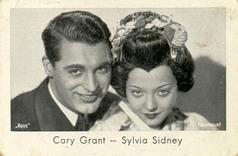 1930-39 Josetti Filmbilder Series 3 #816 Cary Grant / Sylvia Sidney Front