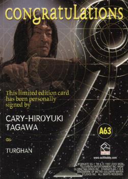 2006 Rittenhouse Stargate SG-1 Season 8 - Autographs #A63 Cary-Hiroyuki Tagawa Back