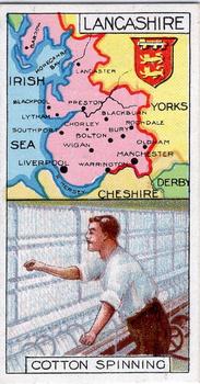 1915 Player's Counties and Their Industries #8 Lancashire Front