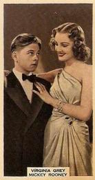 1939 Wix Film Favourites (3rd Series) #3 Virginia Grey / Mickey Rooney Front