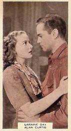 1939 Wix Film Favourites (3rd Series) #8 Laraine Day / Alan Curtis Front