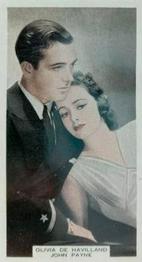 1939 Wix Film Favourites (3rd Series) #17 Olivia de Havilland / John Payne Front