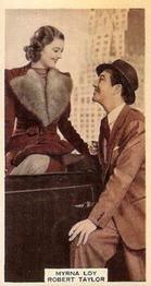 1939 Wix Film Favourites (3rd Series) #19 Myrna Loy / Robert Taylor Front