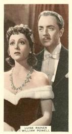 1939 Wix Film Favourites (3rd Series) #24 Luise Rainer / William Powell Front