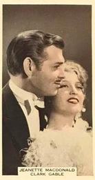 1939 Wix Film Favourites (3rd Series) #26 Jeanette MacDonald / Clark Gable Front