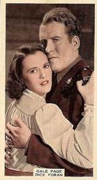1939 Wix Film Favourites (3rd Series) #33 Gale Page / Dick Foran Front
