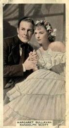 1939 Wix Film Favourites (3rd Series) #34 Margaret Sullavan / Randolph Scott Front