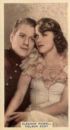 1939 Wix Film Favourites (3rd Series) #40 Eleanor Powell / Nelson Eddy Front