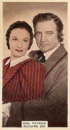 1939 Wix Film Favourites (3rd Series) #41 Gail Patrick / Richard Dix Front