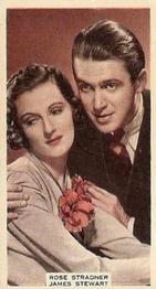 1939 Wix Film Favourites (3rd Series) #50 Rose Stradner / James Stewart Front