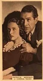 1939 Wix Film Favourites (3rd Series) #52 Patricia Morison / J. Carrol Naish Front