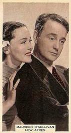 1939 Wix Film Favourites (3rd Series) #60 Maureen O'Sullivan / Lew Ayres Front